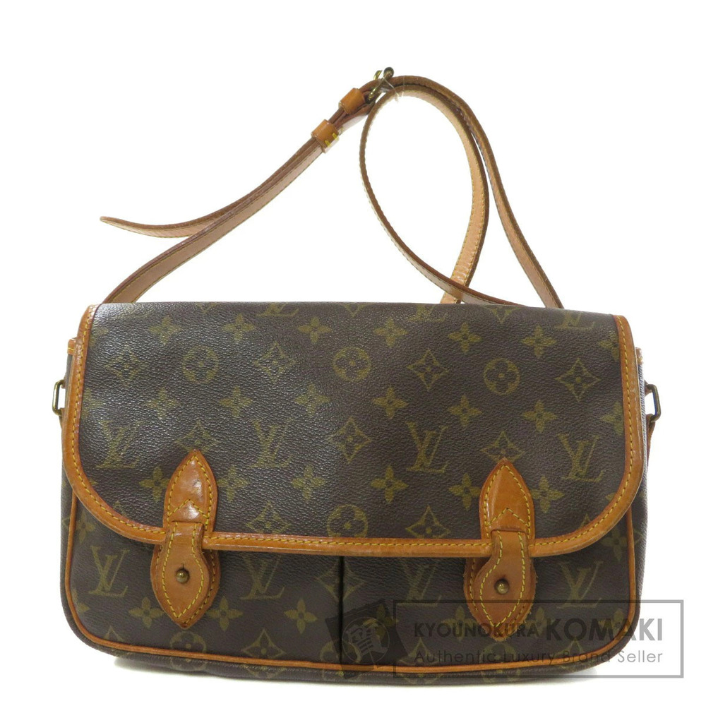 Louis Vuitton Gibeciere Monogram Shoulder Bag Canvas